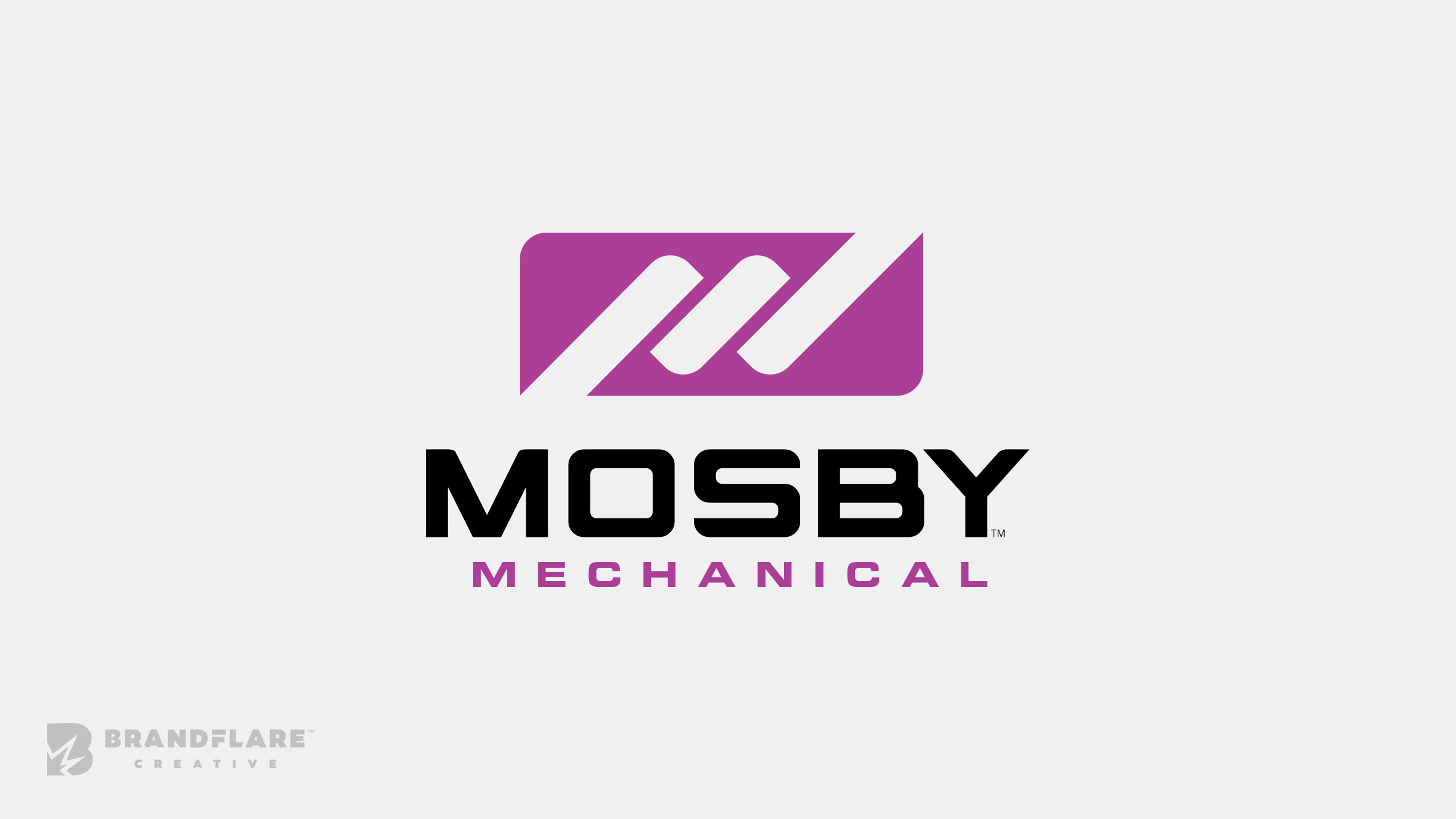 Mosby Mechanical Logo | BrandFlare Creative