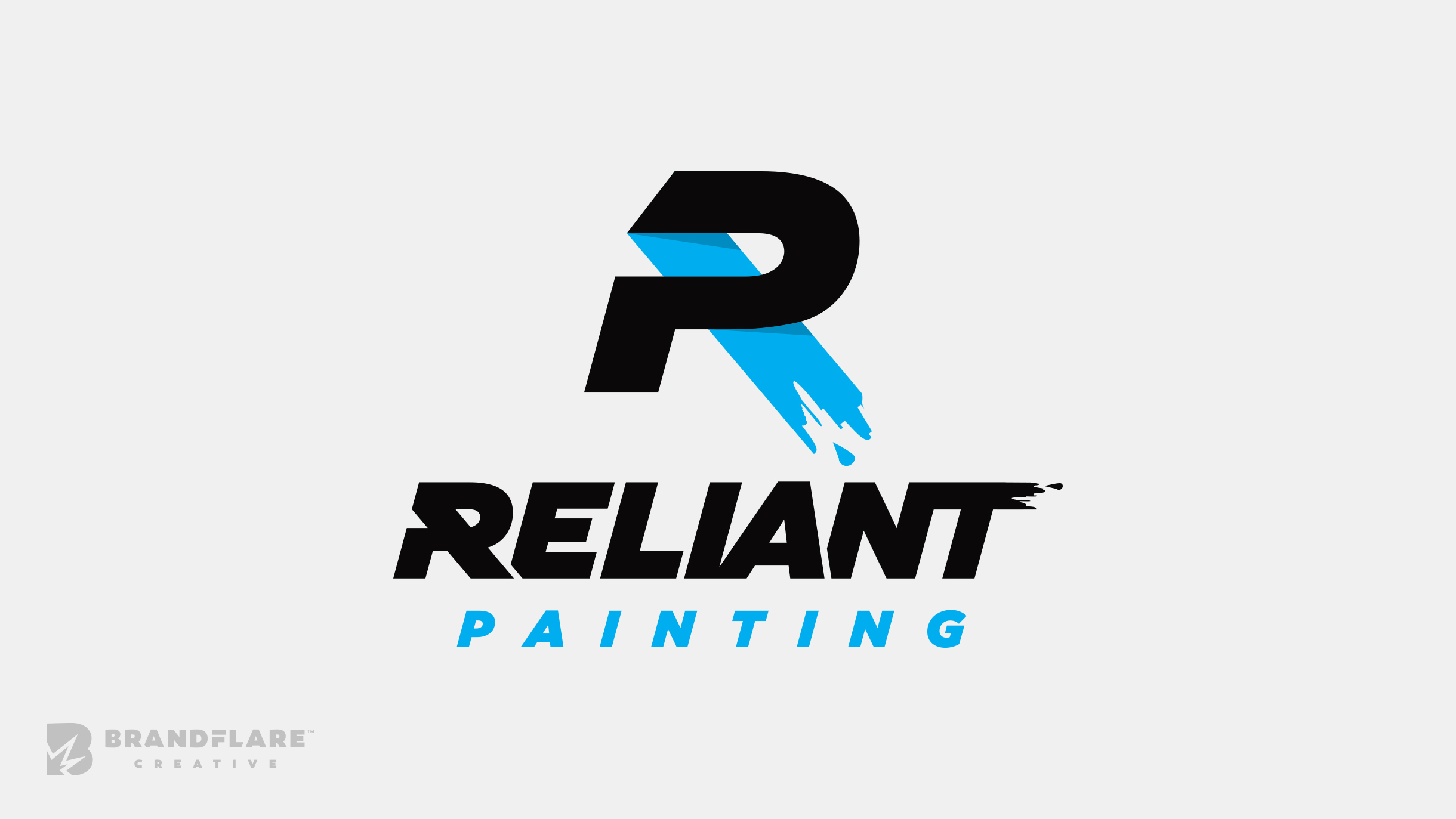 Reliant Painting Logo - BrandFlare Creative - Branding Logo Design